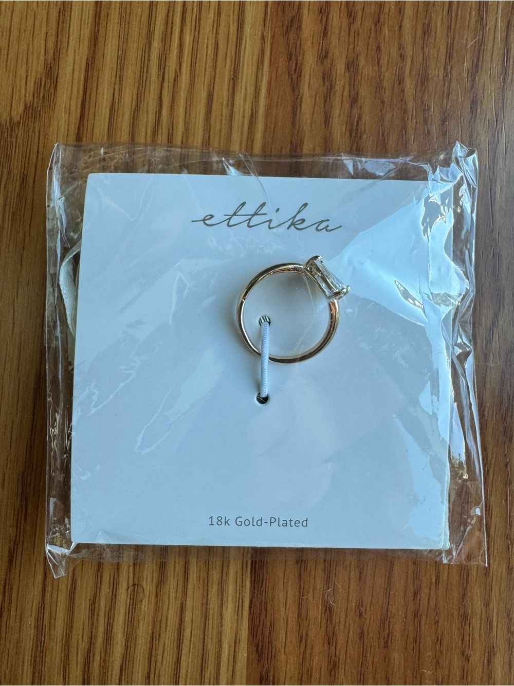 Ettika Gold Crystal Ring